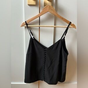 Madewell Silk Cami with Buttons